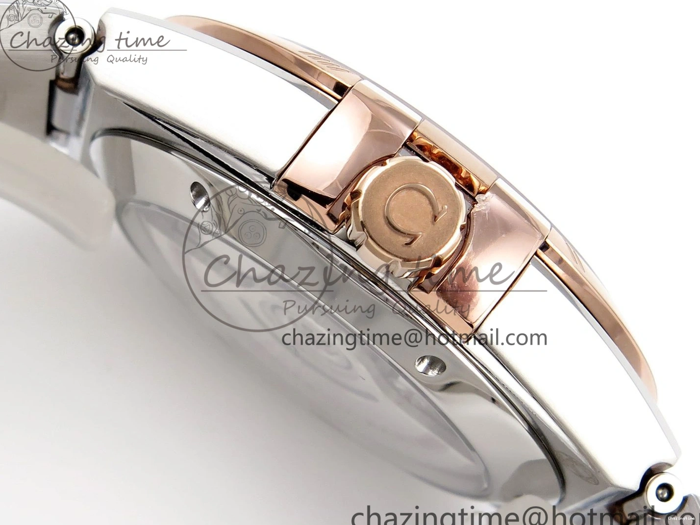 0414 Constellation 39mm SS RG ASWF 1:1 Best Edition White Diamonds Dial on SS RG Bracelet A Minimalist 7772